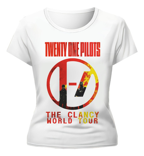 Remera Twenty One Pilots Diseños Dama