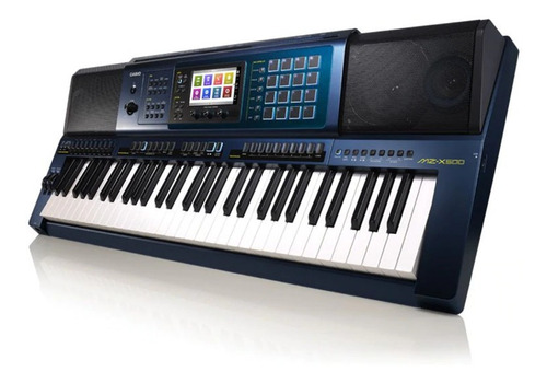 Teclado Musical Casio Mz-x500k2 Azul Arranjador Digital