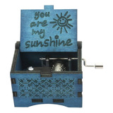 Cajas De Música De Madera Uniqled You Are My Sunshine Laser