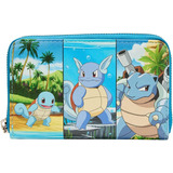 Cartera Con Cremallera Loungefly Pockemon Squirtle Evolution