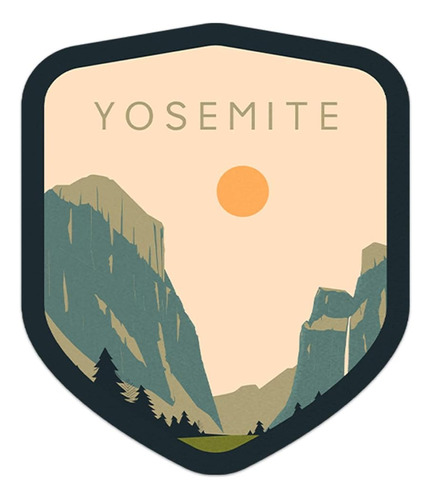  Sticker Del Parque Nacional De Yosemite (3) 