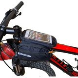 Bolso Porta Celular Bicicleta Impermeable 2 Alforja 1 Lt