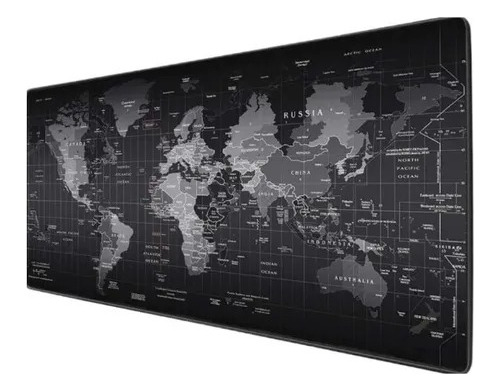 Mouse Pad Gamer Mapa Mundo 90x40 Xl