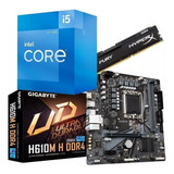 Kit Upgrade Intel 12 Geração I5 12400f + H610m-h + 16gb Ddr4