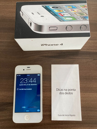 iPhone 4 | Na Caixa - 8gb - Item De Colecionador - 100% 