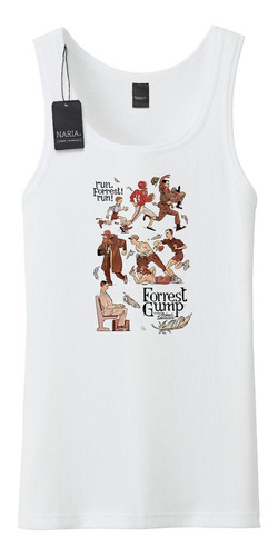 Musculosa Hombre Forrest Gump Dibujo Art Logo  - Psfg6