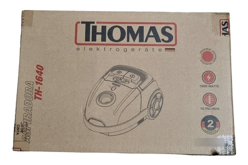 Aspiradora Thomas 4 Litros 1600w Roja Th-1640 Bolsa Lavable
