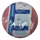 Cable Unipolar 1x4mm2 Rojo Electronic Power Conectors X50mts