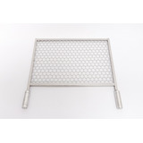 Grelha Moeda De Inox, Tamanho: 60x45 Cm, Para Churrascos, 