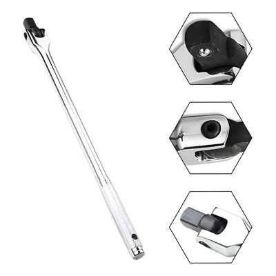 Maneral Dado Cuadro 1\u002F2'' Mango Articulado 45cm De Acero | MercadoLibre