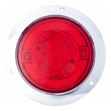 Plafon Rojo 15 Leds Arillo Gel Alta/baja/estrobo