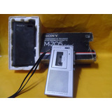Mini Grav. Cassette Sony M-205 Impecavel - Tudo Ok. C/ Capa