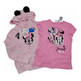 Pack Poleron / Polera Disney Minnie Mouse Niña