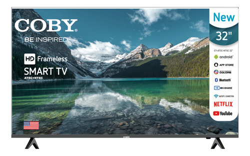 Smart Tv Pantalla 32 Pulgadas Coby Android Tv Led Hd