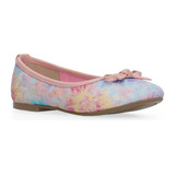 Flats Casual Tropicana Con Moño Multicolor Para Niña