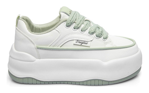 Zapatos Dama Plataformas Casual Tenis Blancos Mujer Lnkfuu