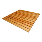 Alfombra De Madera Para Ducha Baño Piscina Antideslizante 