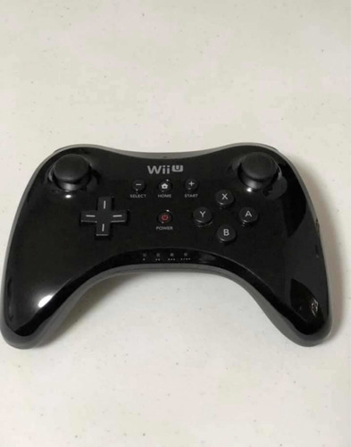 1 Control Pro Inalámbrico  Nintendo Wiiü Original**  Negro