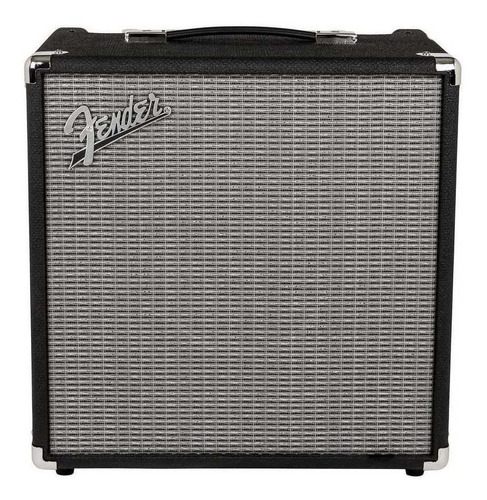 Amplificador Fender Rumble Series 40 Para Bajo De 40w Color Negro/plata 220v