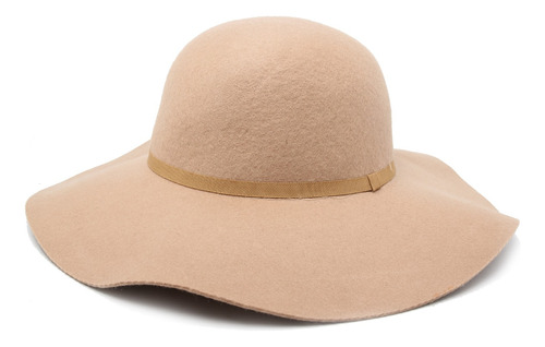 Capelina Sombrero Fieltro 100% Lana Mujer Importado Premium