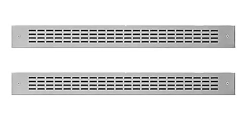 Grade Ventilação Forno De Embutir | 2 Peças | Inox Escovado