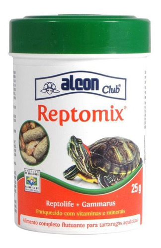 Ração Alcon Club Reptomix Para Tartarugas Aquáticas 25g