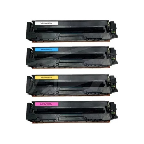 Toner Pack 4 Colores Ce310a 350a 311a 312a 313a Hp M176 177