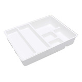 Cajón Organizador De Cocina Expandible Blanco Y Recipiente P