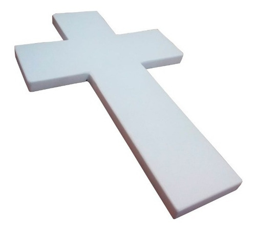 Cruz De Mármol Blanco Silestone Para Cementerio 40x30cm Cuot