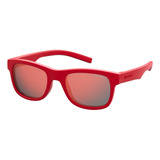 Óculos De Sol Polaroid 8020s Sm Pjp 43m9 Polarizado Vermelho