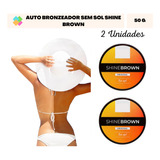 Auto Bronzeador Sem Sol Cor Do Verão Ano Todo Kit 2 Und