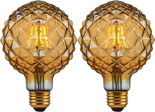 Foco Vintage Led Retro Globo Tipo Piña 4w Luz Cálida 2 Pack