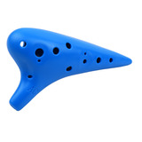 Flauta Ocarina De Plástico 12 Agujeros Alto C Instrumento Mu