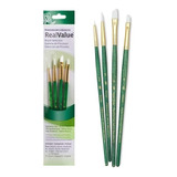 Set 4 Pinceles Para Acuarela Princeton Real Value Brush.