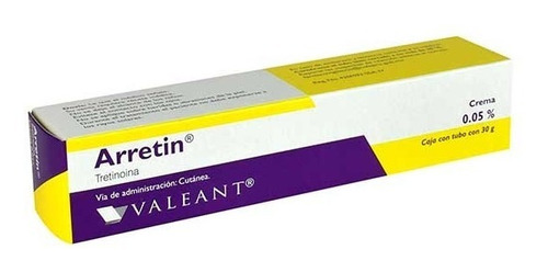 Arretin .05% Crema Treitinoina Para Acné Arrugas 30g.