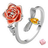 Anillo De Alivio De La Ansiedad De Girasol Para Mujer