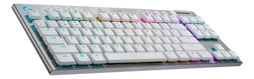 Teclado Gamer Logitech G915 Tkl Lightspeed Rgb Branco