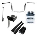 Kit Guidão Bicicleta Aro 26 Completo Direção Espuma Mesa