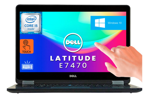 Laptop Dell Latitude Táctil Core I5 6th 16gb Ram 256gb Ssd