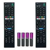 Kit 2 Controle Remoto Compatível Sony Smart Tv Rmt-tx300b