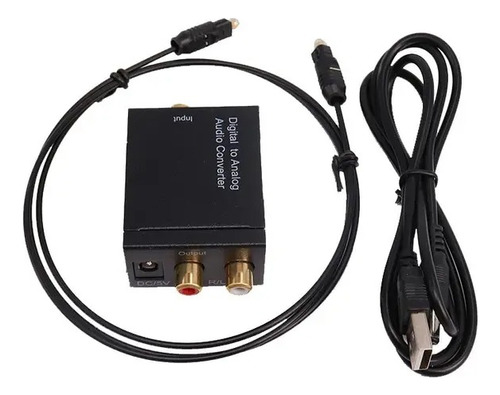 Convertidor Audio Digital A Análogo, Toslink A Rca, Tipo Usb