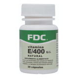 Vitamina E Natural 400 Mg X 30 Capsulas