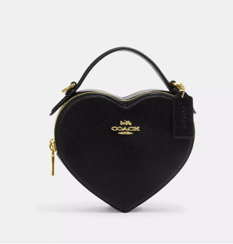 Bolsa Coach. Corazón Negro. 100% Original