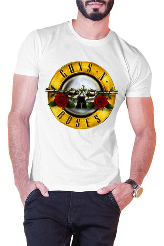Playera Guns And Roses Logo Rock Banda Metal Dama Caballero