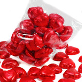 50 Bombones De Chocolate Corazón Rojo Souvenir Candy Bar