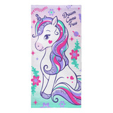 Toallon 70x130 Piñata Unis - Dream Color Violeta Unicornio