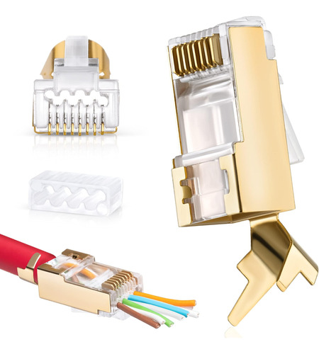 Everest Media Solutions Conectores De Paso Rj45 Cat7 Y Cat6a