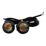 Ojo De Aguila Led Jetta Audi Bmw Faro Doble Color 12 Led 1pa