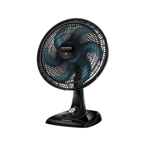 Ventilador De Mesa Mondial Vsp-40 Turbo Preto Com 6 Pás 