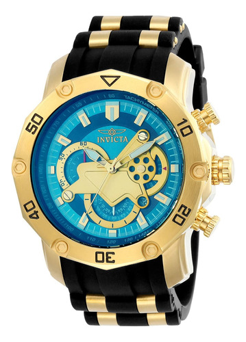 Reloj De Buceo De Cuarzo Para Hombre Con Correa De Silicona,